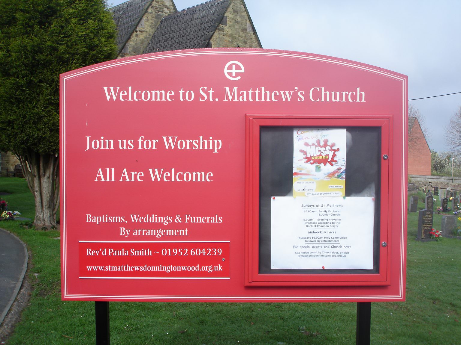 Church Signs - Shelley Signs Ltd