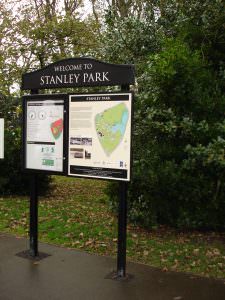 Signs for parks and public open spaces - Entrance, interpretation