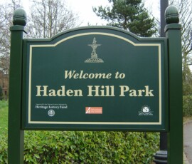 P22: Lorem ipsum dolor sit amet consectetur adipiscing elit. Blanditiis imperdiet consectetur magna anim omnis soluta irure laboris. Signs for Haden Hill Park